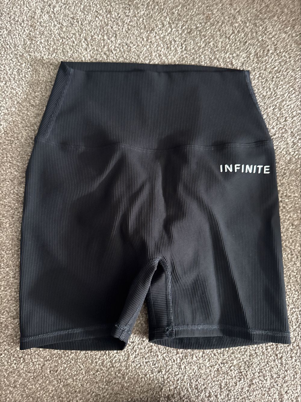 Infinite Aesthetics Black Scrunch Shorts size L