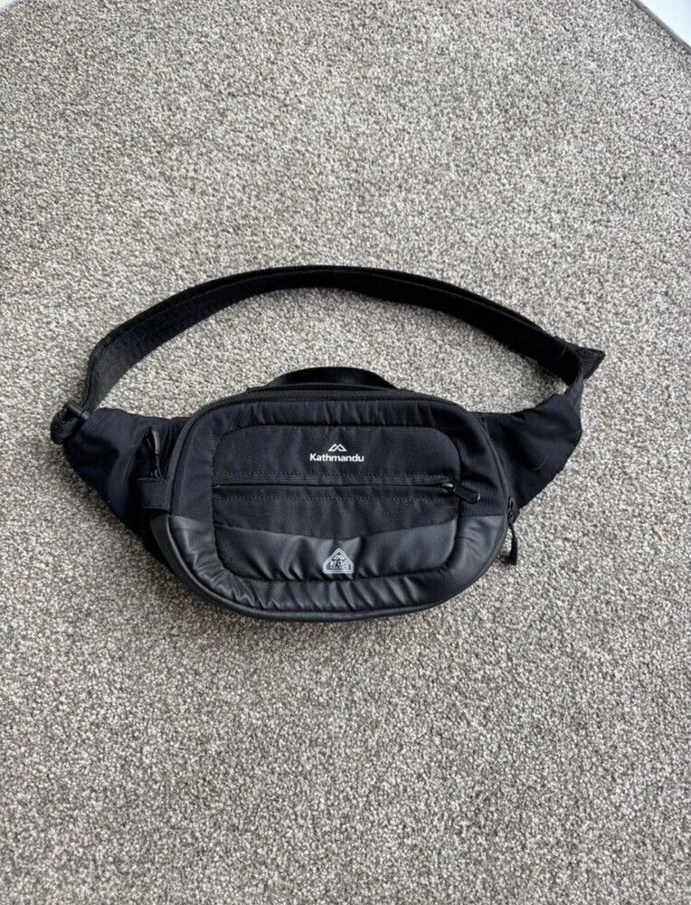 Kathmandu Black Belt Bag adjustable strap