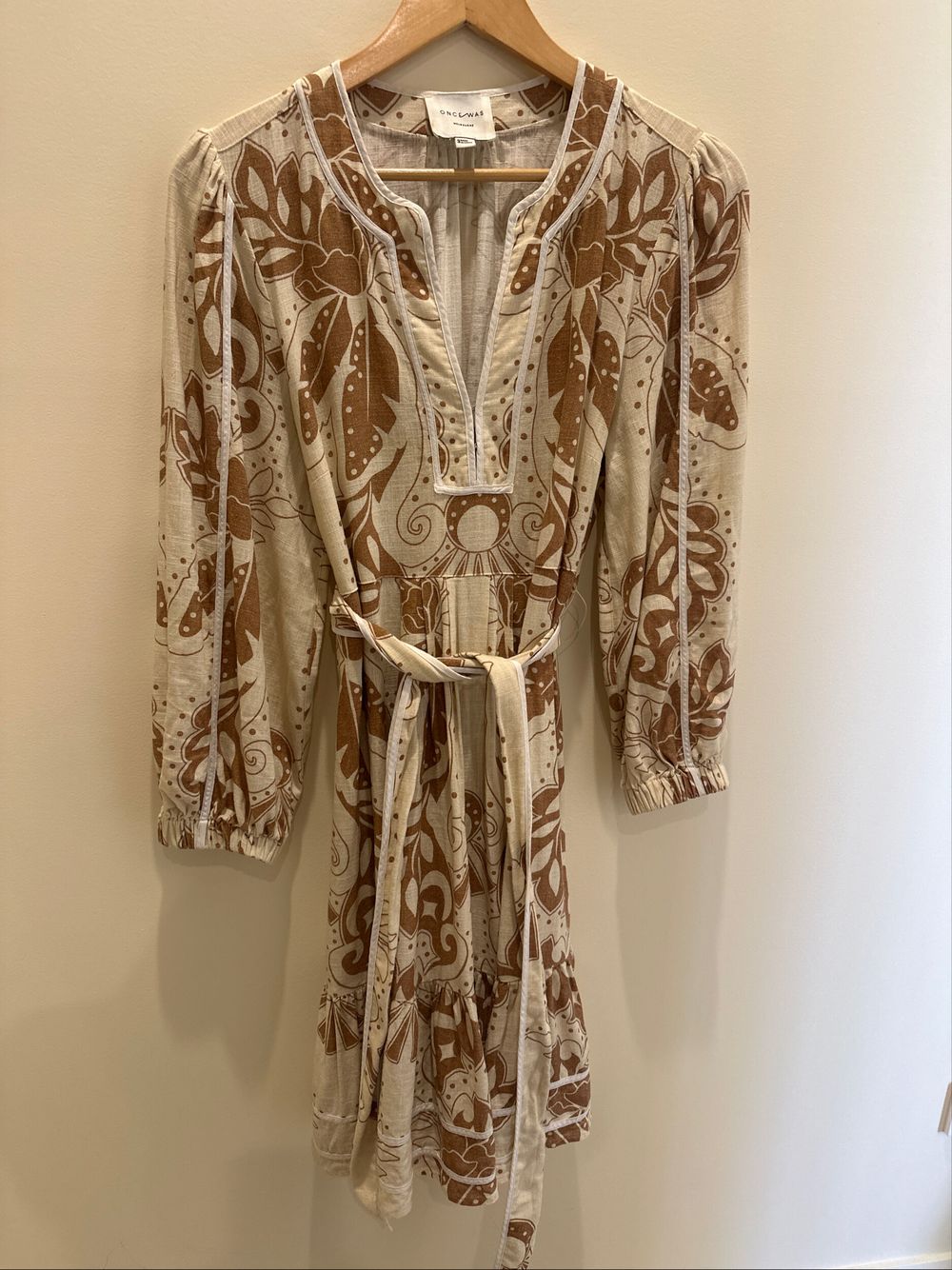Once Was Melbourne Viscose Linen Dress