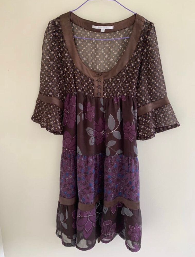 BERSHKA (Spain) L/S Dress, Size 8