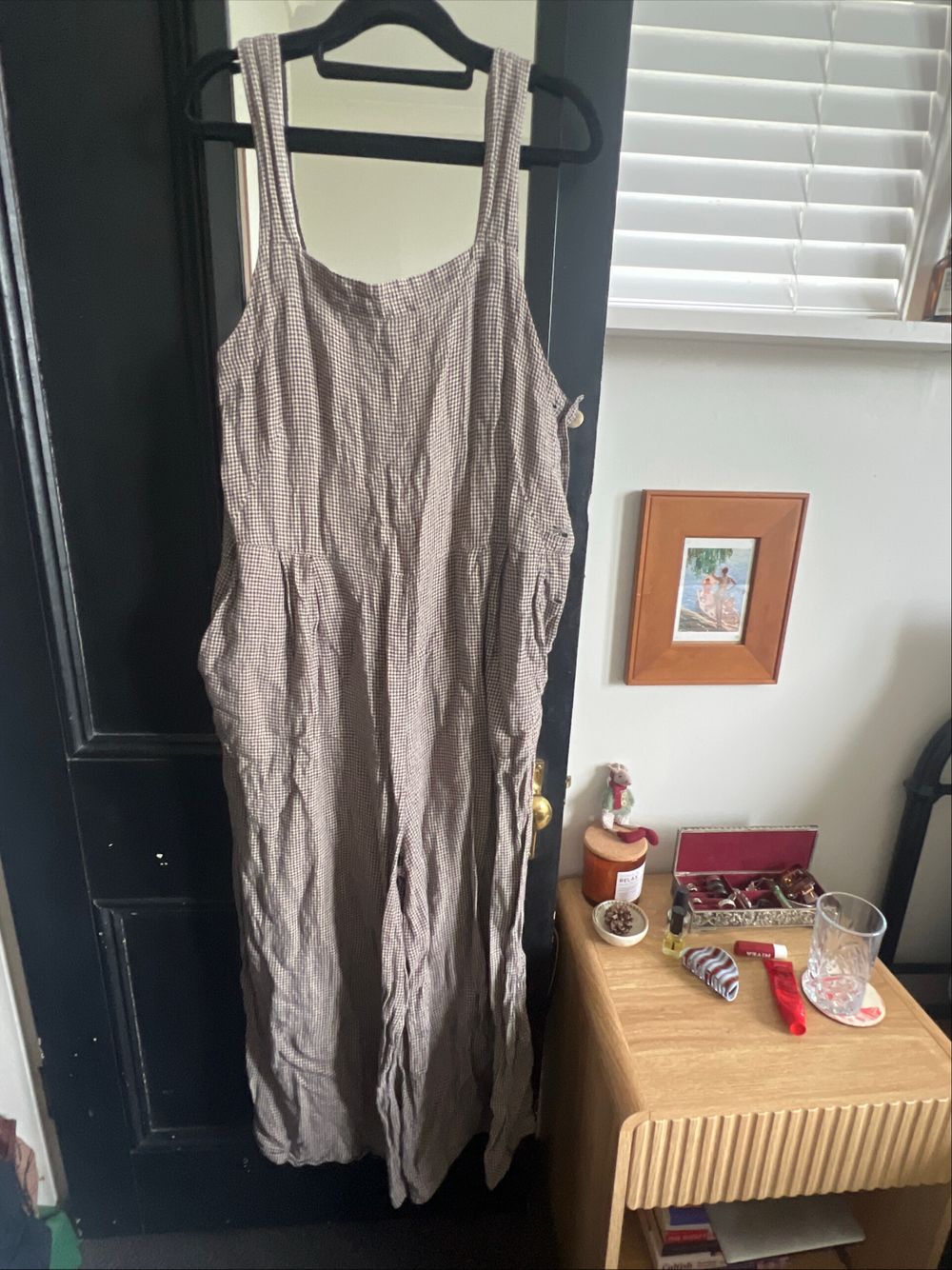 Toast Checkered Jumpsuit