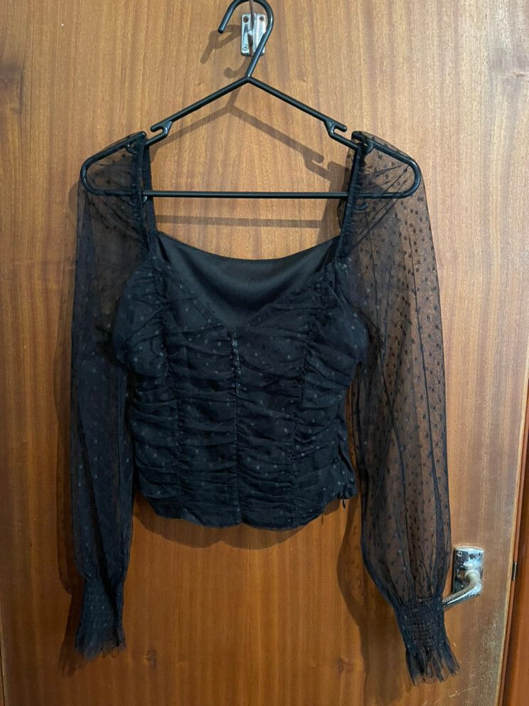 nasty gal mesh top