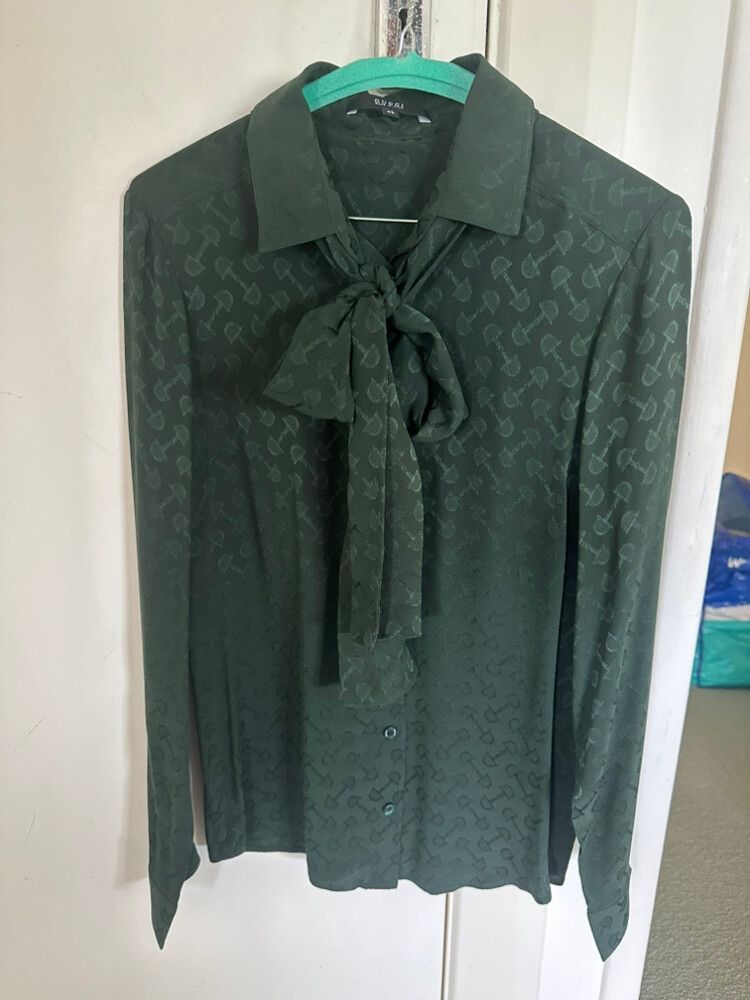 Gucci Horsebit Silk Blouse