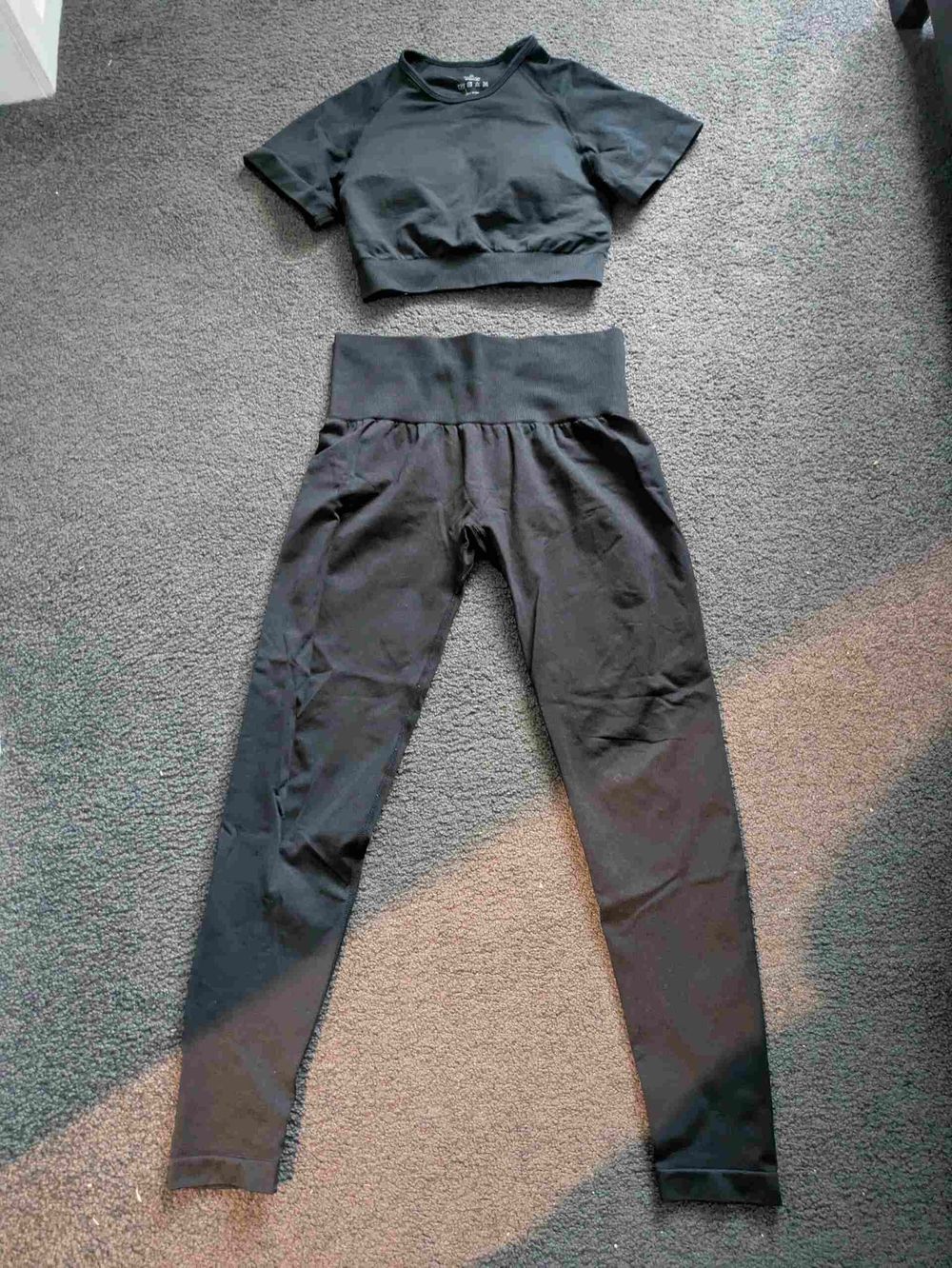 NVGTN Black Activewear Set