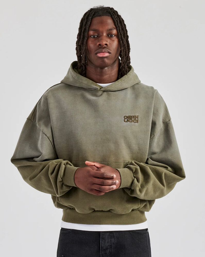 Cernucci Khaki Boxy Hoodie