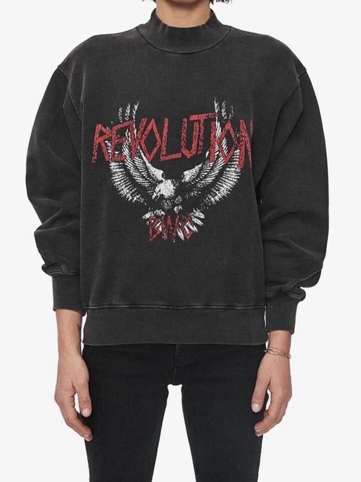 Anine Bing Revolution black sweatshirt Size S