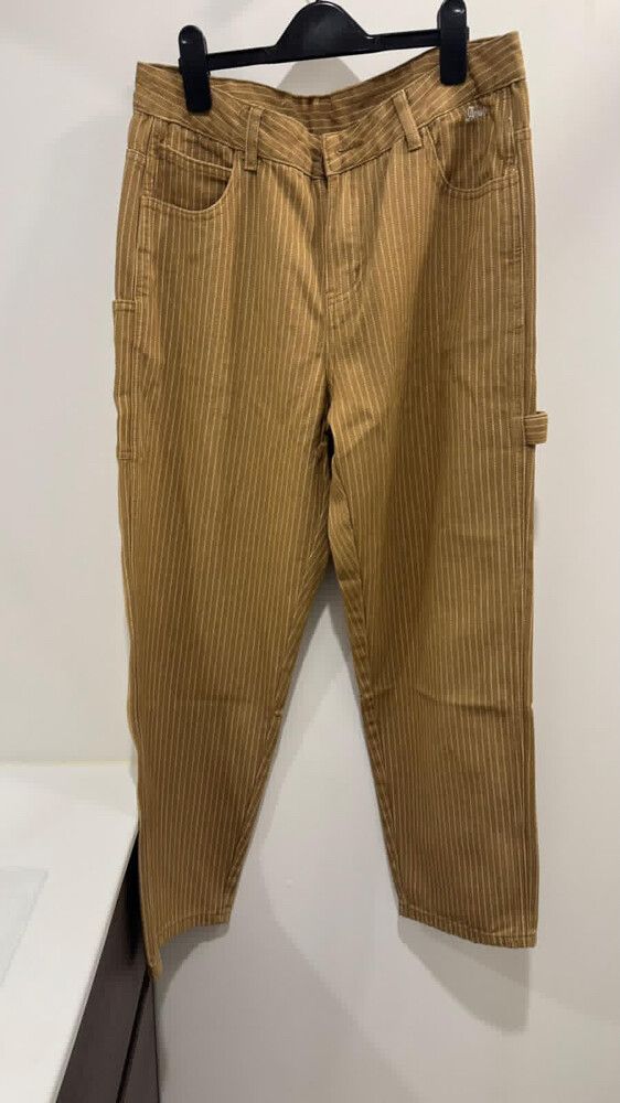 Striped Carpenter SHEIN men pants W32 L30 Workwear Style