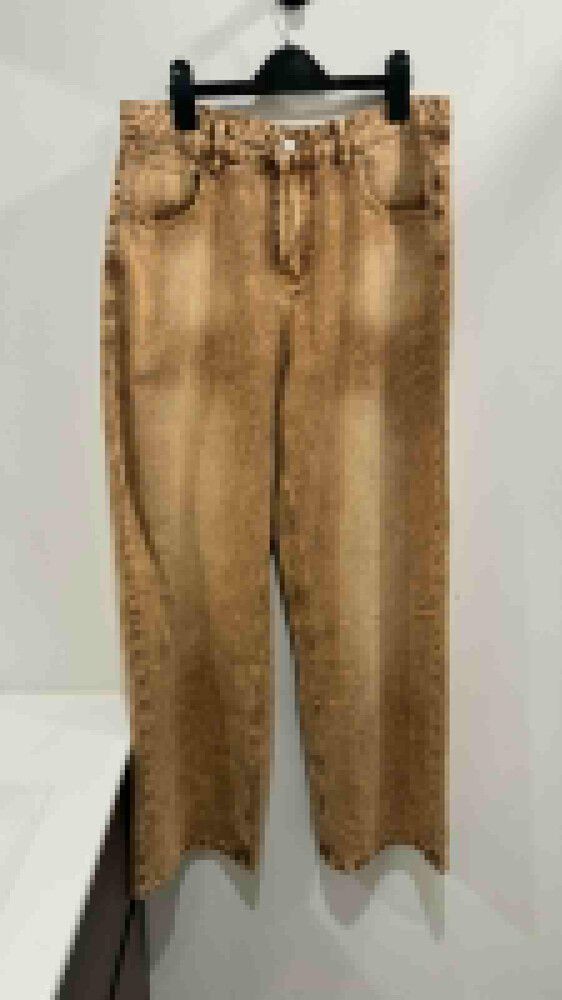 Snake Print Wide Leg SHEIN men Trousers Size W32 L30 Workwear Style