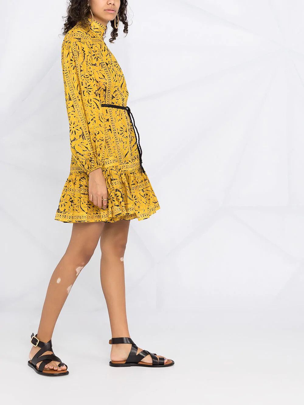 Zimmermann - Zimmerman Lulu Drop Waist Mini Dress (size 1) on Designer  Wardrobe