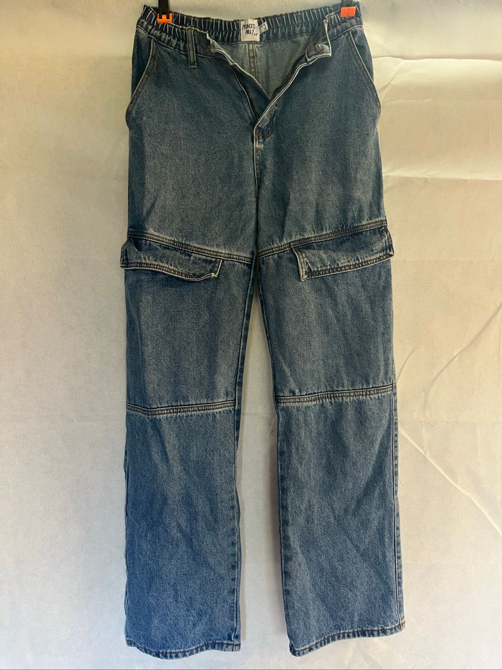 Denim Cargo Jeans
