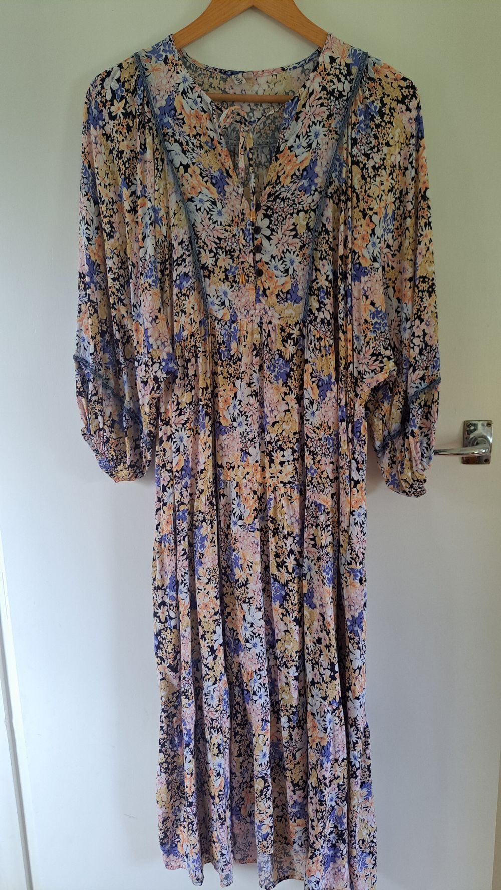 Black Floral Maxi Dress