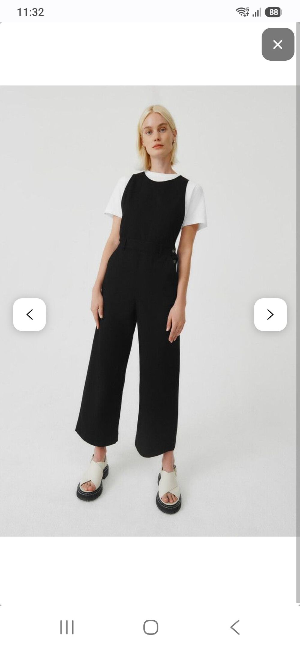 Kowtow Ida Jumpsuit - Black - Small