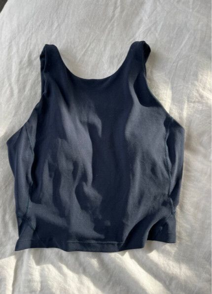 Navy Run Top