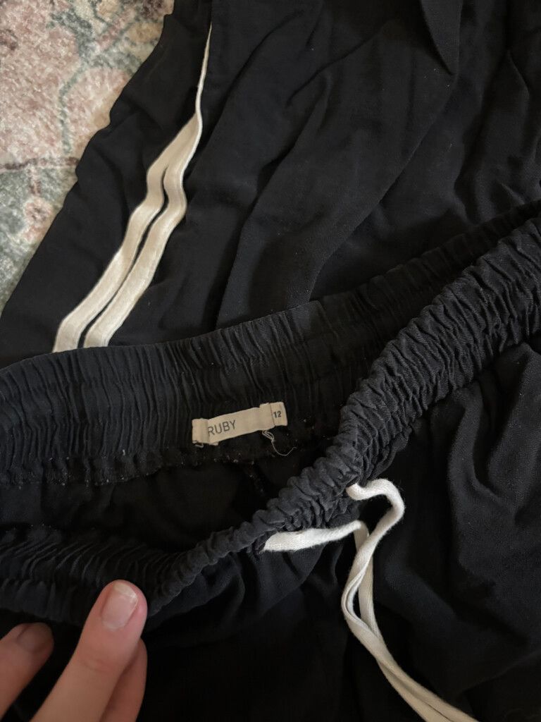 Ruby corvette pants black size 12