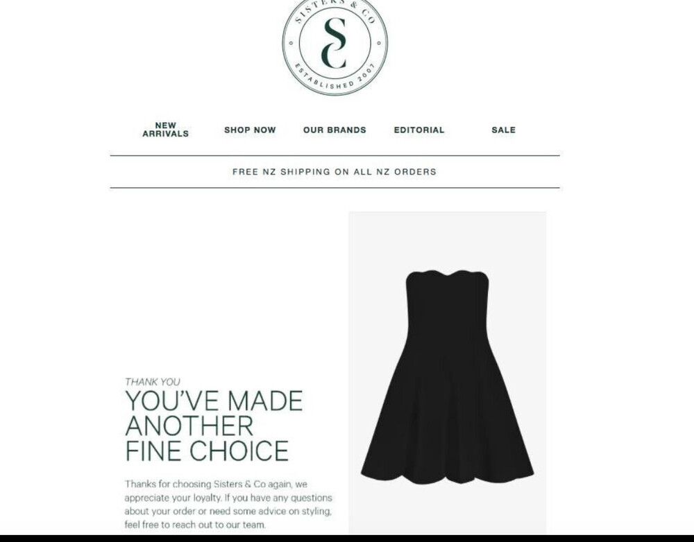 Caitlin Crisp Black Strapless Dress