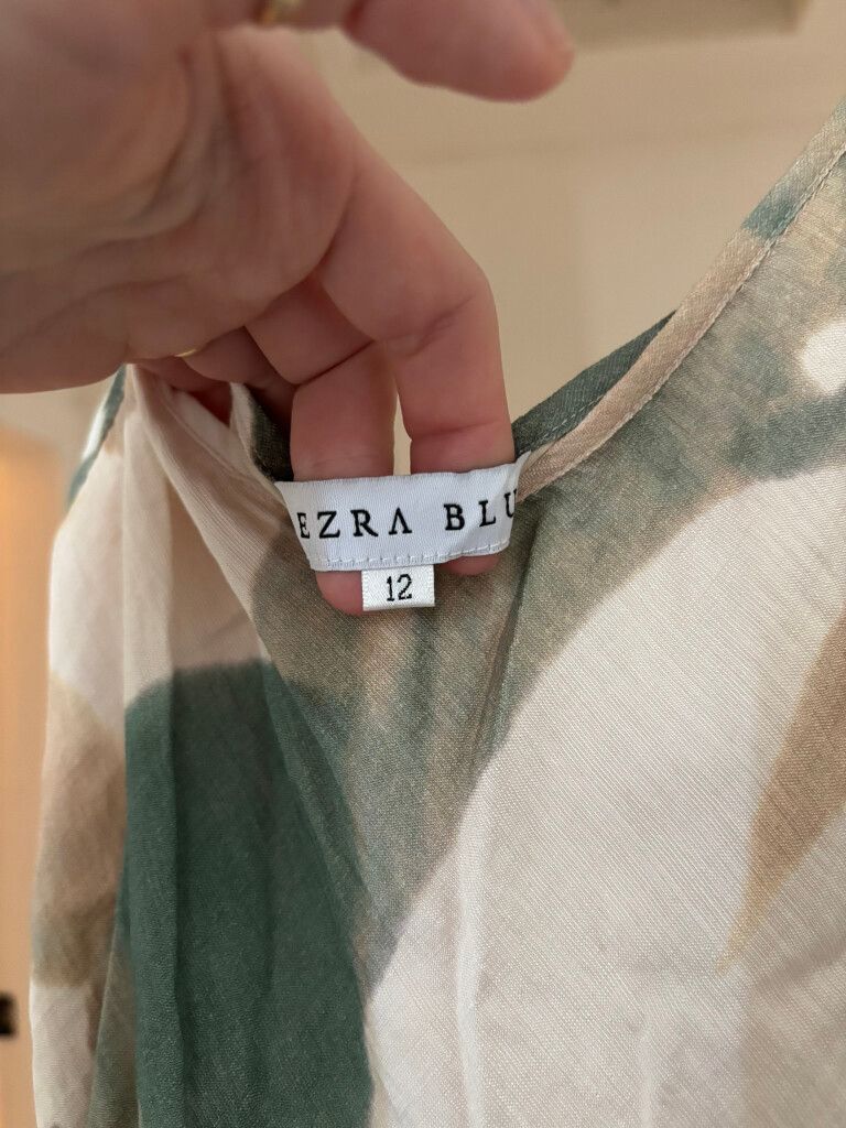 Ezra Blu Sleeveless Maxi Dress