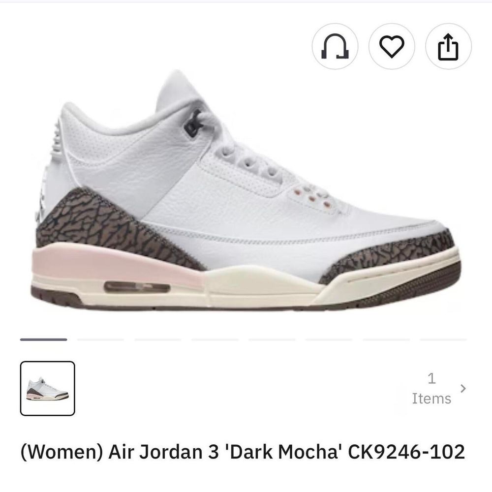 Jordan Air Jordan 3 'Dark Mocha' Sneakers