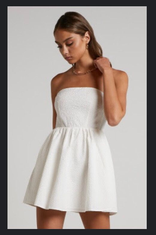Showpo White Mini Dress