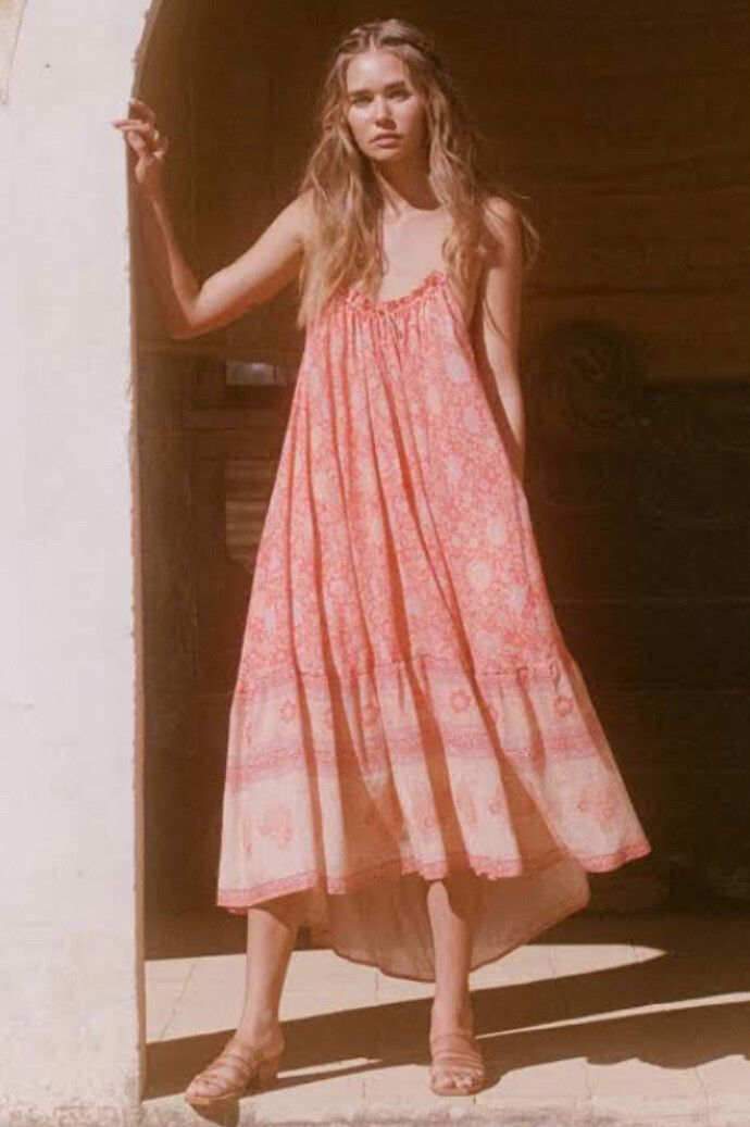 Spell & The Gypsy Collective Dress Size Extra Small XS Love Story Strappy Midi