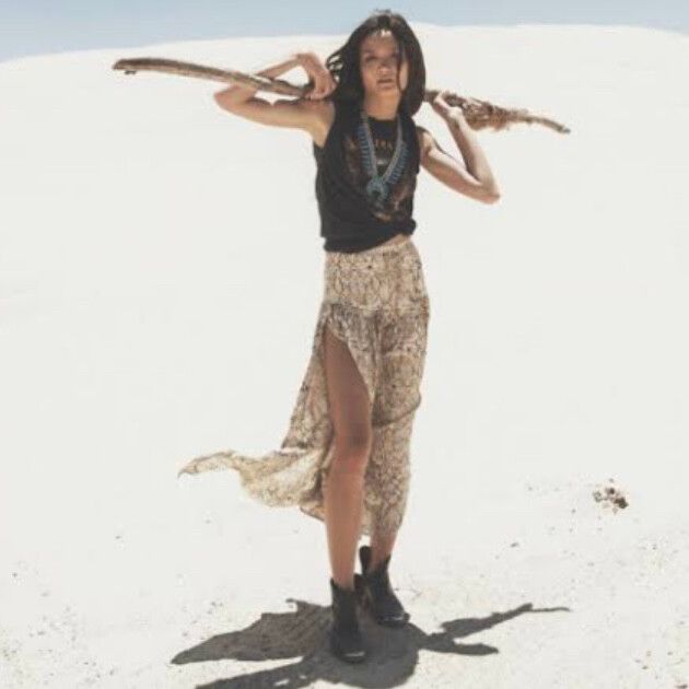 Spell and the Gypsy Skirt Size XS Aloha Python Maxi Animal Print Boho