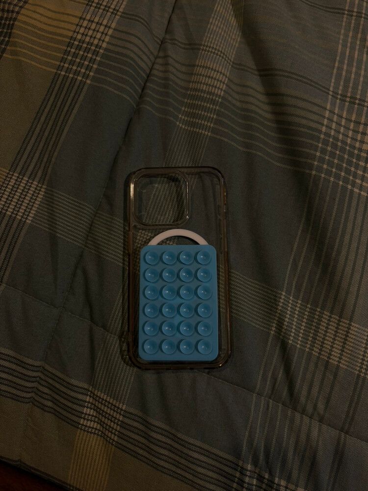 clear iPhone 15 pro case with viral phone sticker