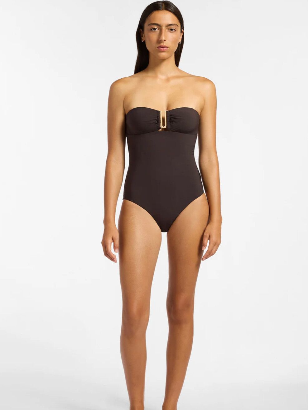 Jetset Bandeau, Chocolate, One Piece