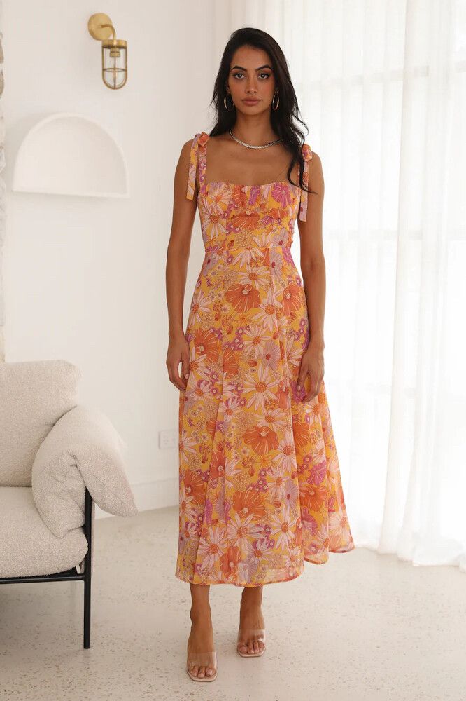 strapless open back dress Melon Orange Ribbed Halter Cut Out Tie Up Skirt Two Piece Set Large