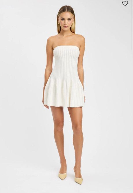 kookai white strapless dress Serah  The Dress Nook White Dresses | USA KOOKA