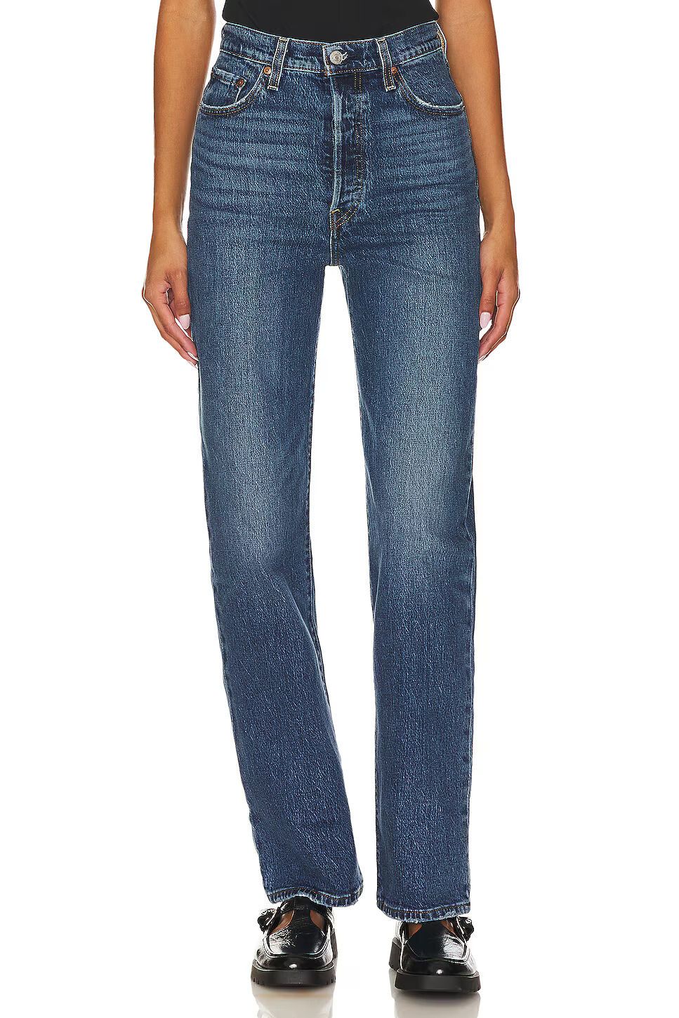 Levis Rib Cage Full Length Jeans