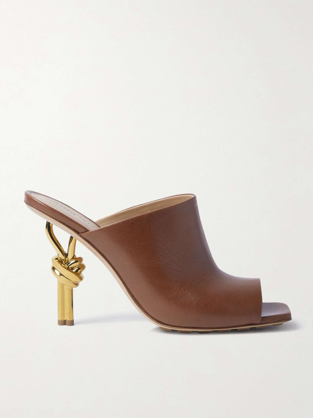 BOTTEGA VENETTA - Knot Mule - Brown Sugar