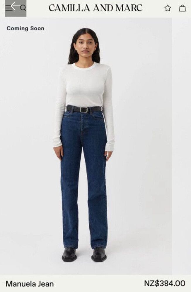 Camilla And Marc Manuela Jean Dark Wash Jeans