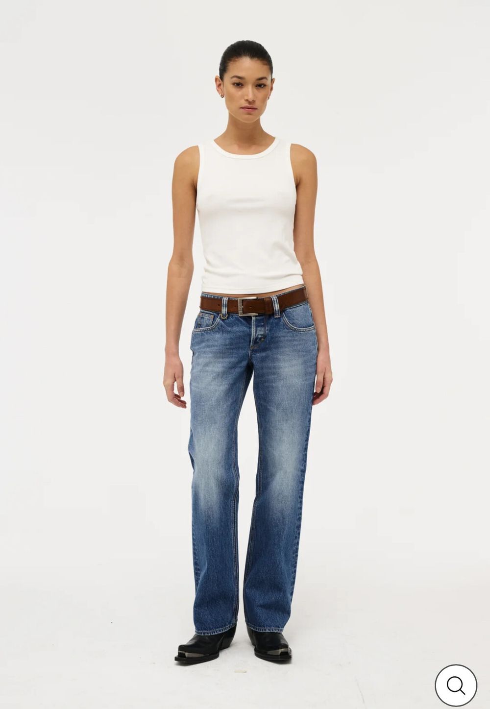 Neuw Denim Blue Sienna Straight Jeans