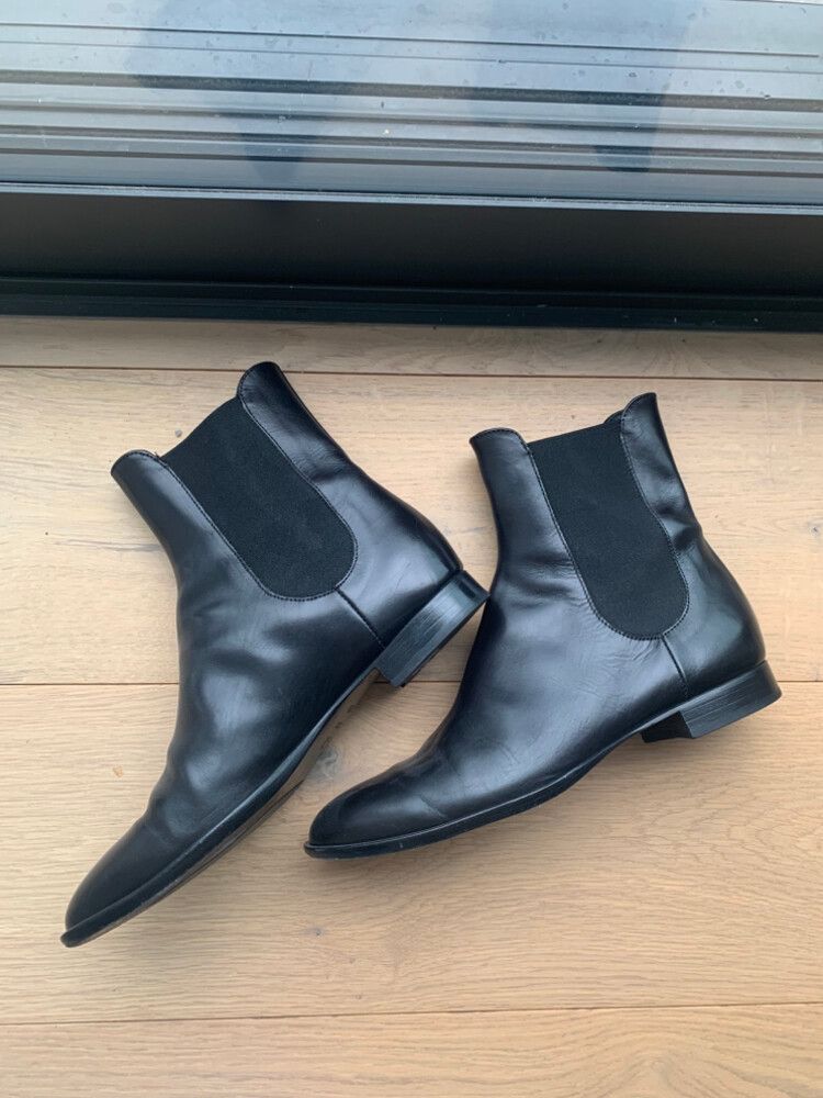 AGL - ITALY Black Leather Boots 40.5