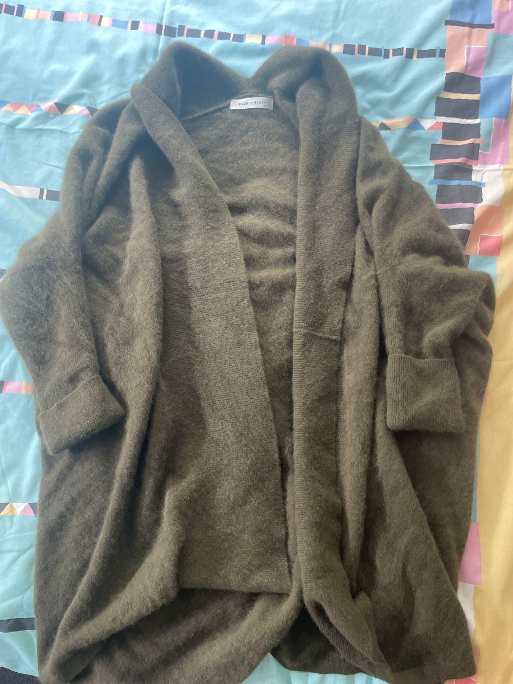 Elle + Riley Green Cardigan