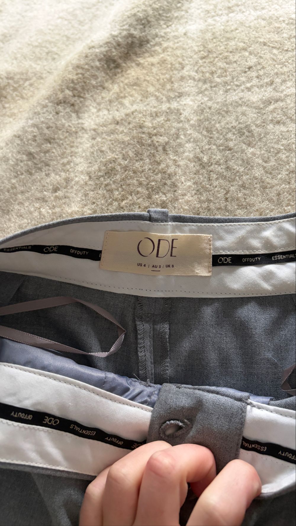 Ode Grey Blazer and Trousers Set
