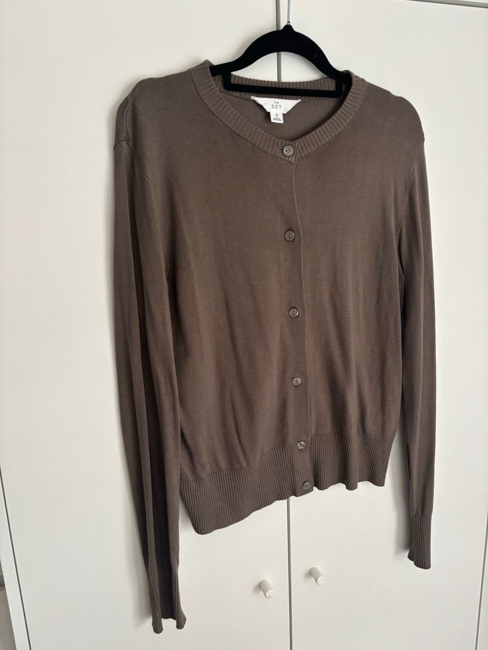 NEXT ‘THE SET’ Brown Button-Up Cardigan
