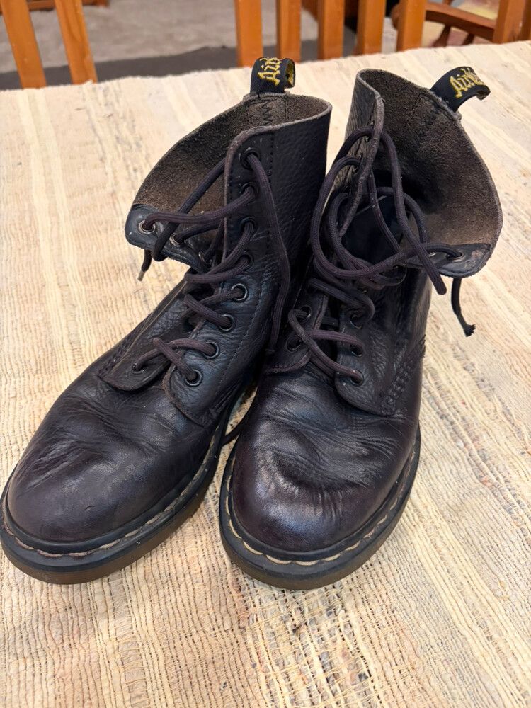 Dr. Martens Black Leather Boots