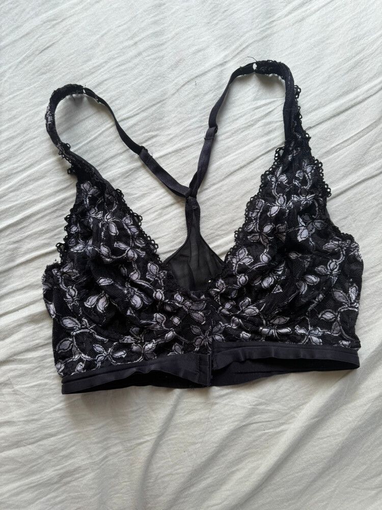 Glassons Black Floral Lace Bralette