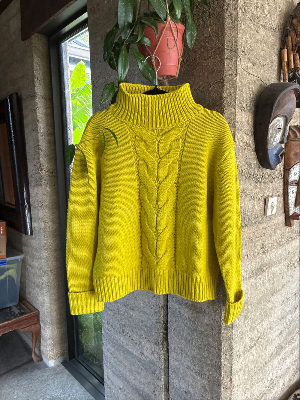 Dorothy Perkins Yellow Cable Knit Jumper