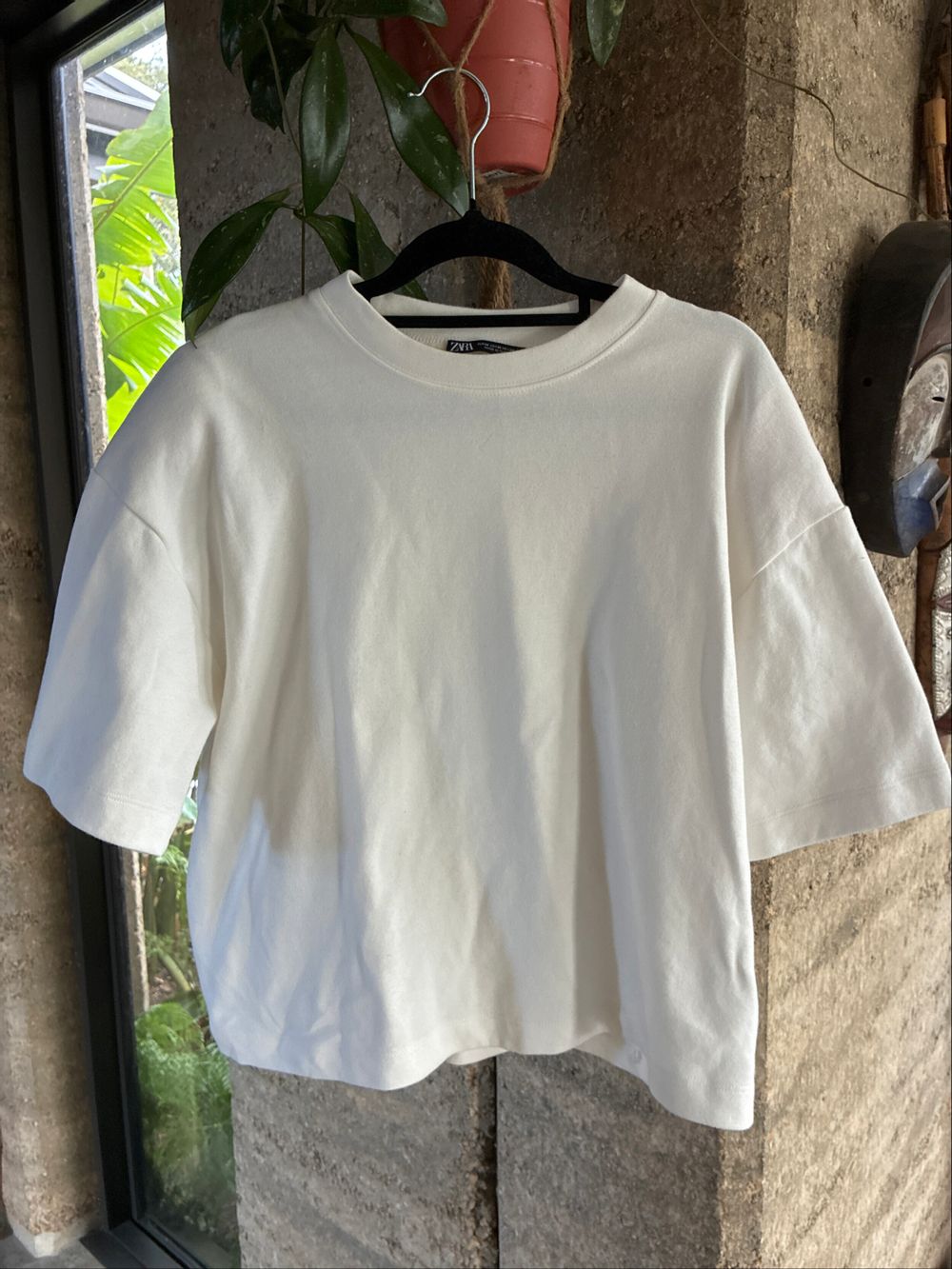 Zara White Oversized T-Shirt