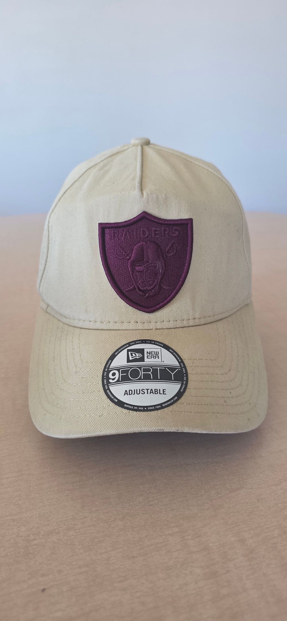 New Era Raiders Beige Cap