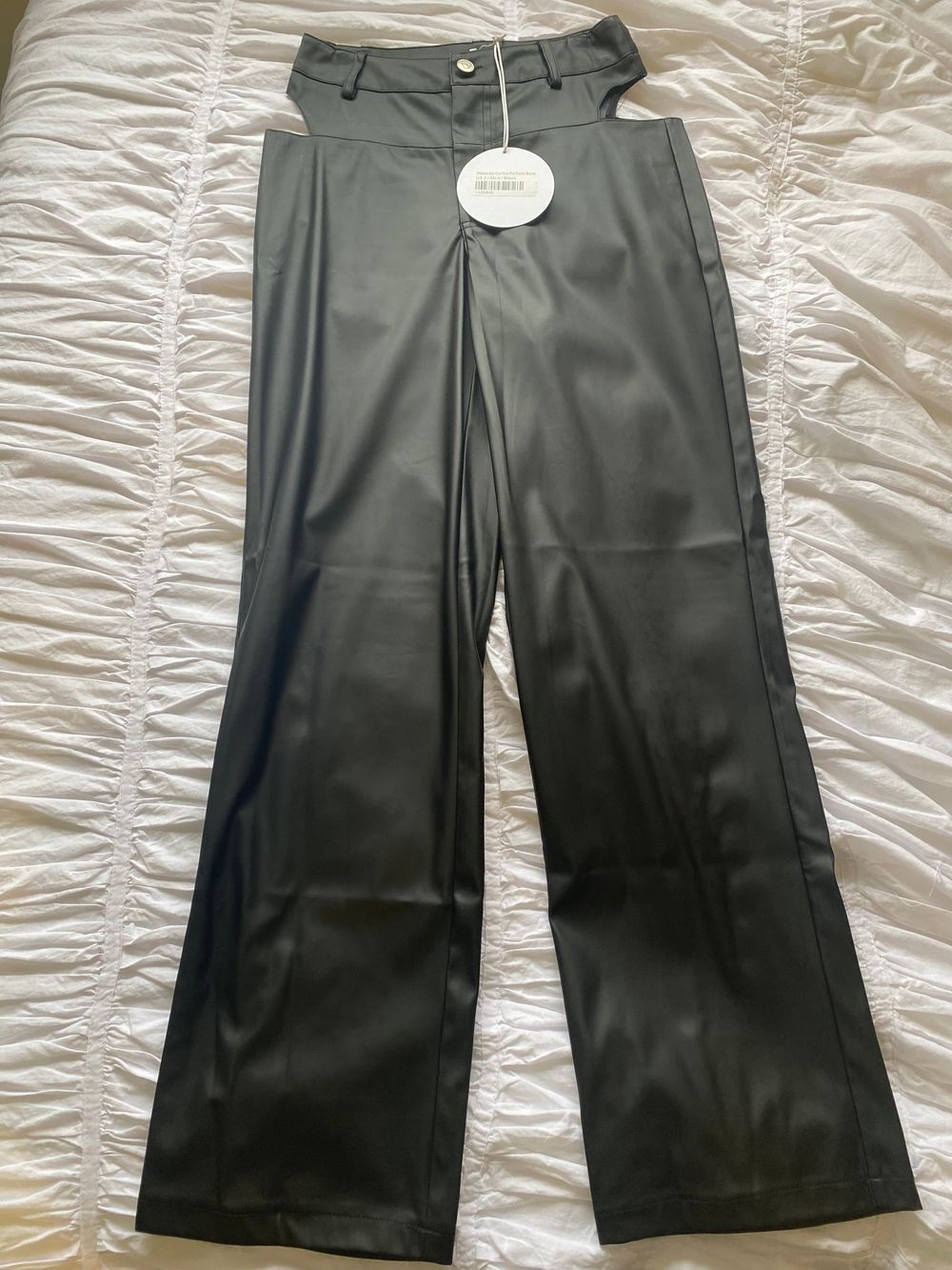 Princess Polly Hip Cut Out Leather Pants