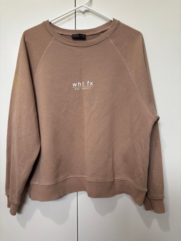 White Fox Brown Jumper