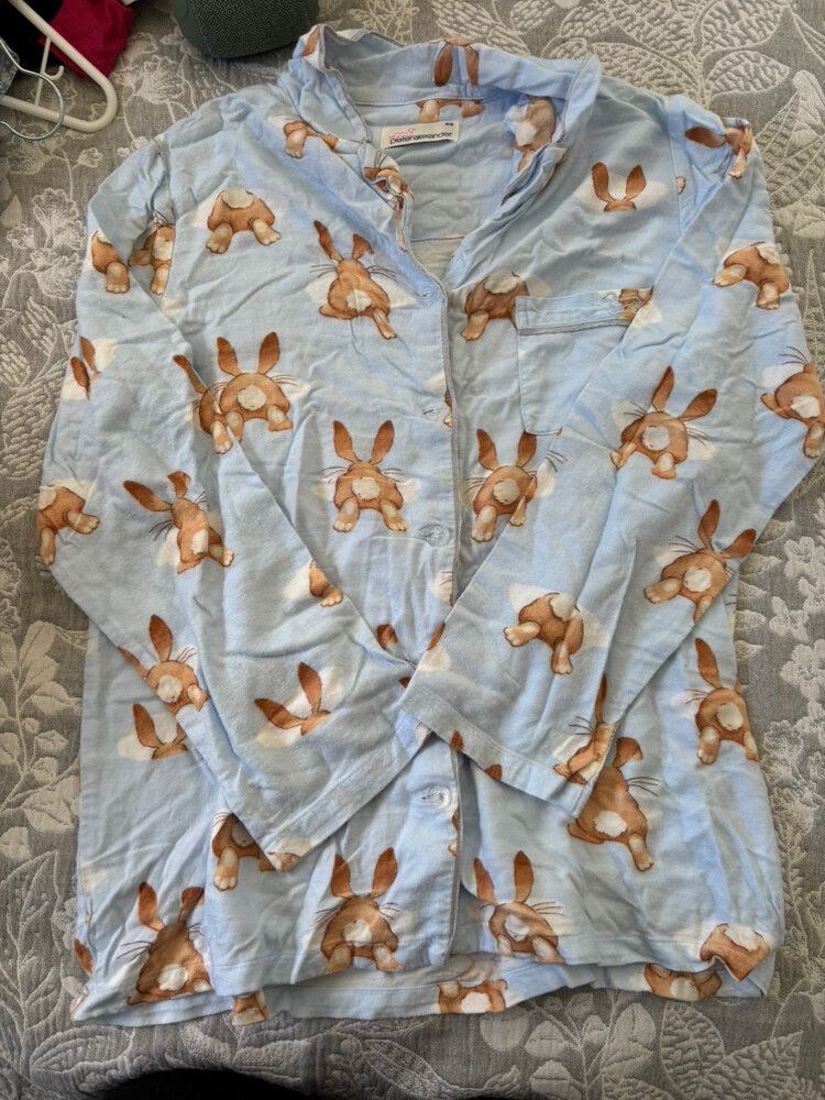 Peter Alexander Blue Bunny Pajama Set