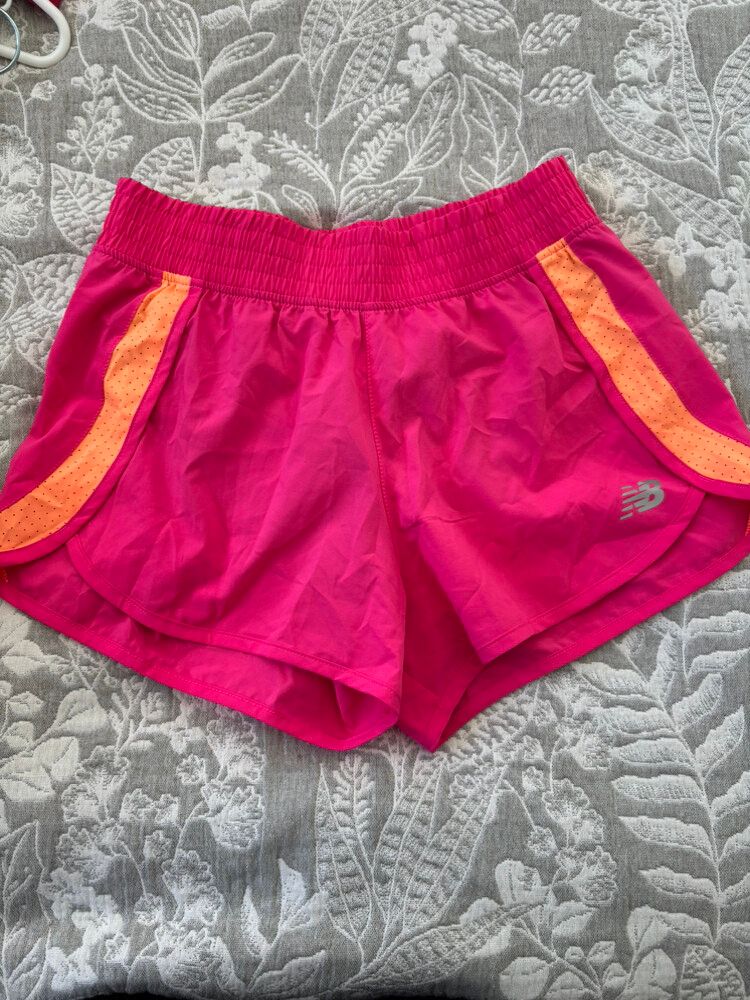 New Balance Pink Orange Shorts