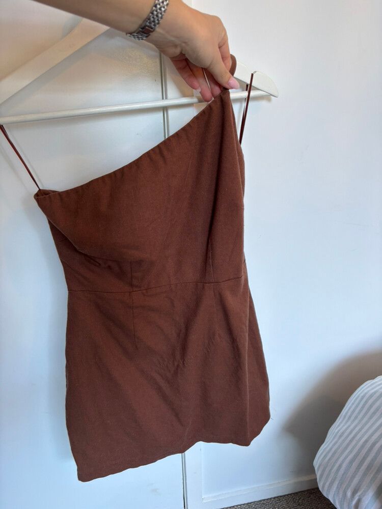 Dazie Brown Mini Dress