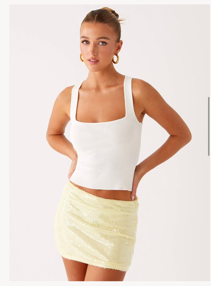 Peppermayo Nostalgic Nights Sequin Mini Skirt BRAND NEW