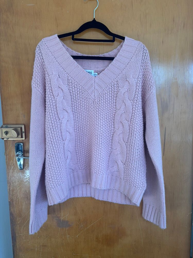 Princess Polly Pink Cable Knit Jumper