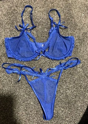 Blue Lace Lingerie Set (Bra’s n Things Blue Set)