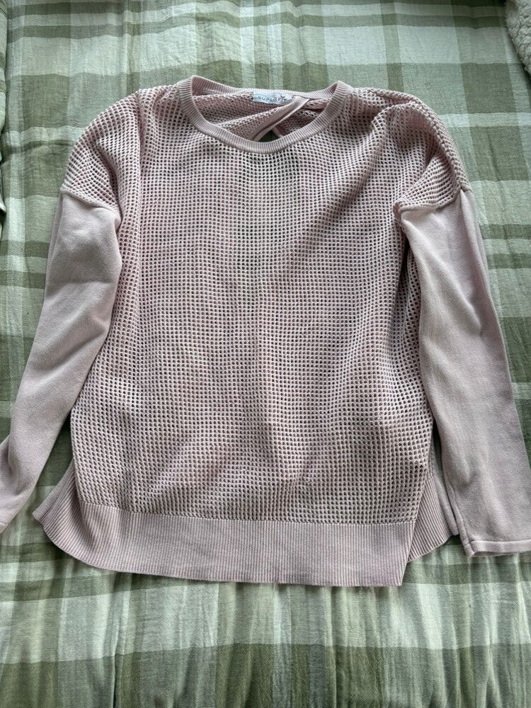 Superfit Pink Open Knit Jumper